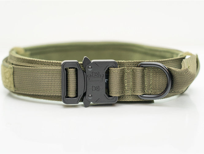Nylon dog collar for large and medium-sized dogs, adjustable pet collar in durable woven fabric