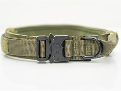 Nylon dog collar for large and medium-sized dogs, adjustable pet collar in durable woven fabric