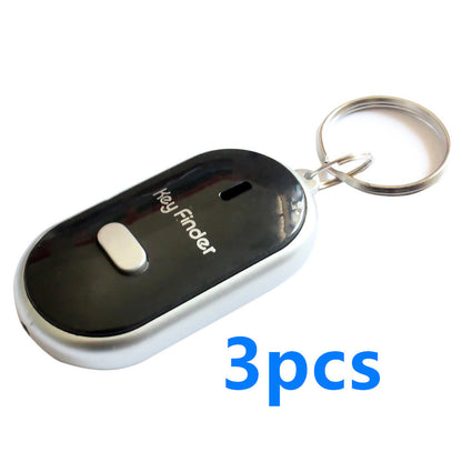 LED whistle control induction key ring, elderly key finder and multifunctional anti-lost device 񟿿
