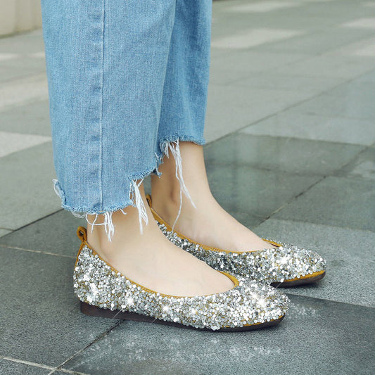 Girls' Peas soft-sole leather shoes, children's footwear in a classic design
