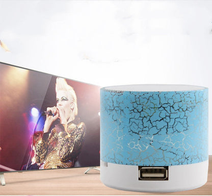 Mini portable waterproof Bluetooth speaker with lantern design and stereo subwoofer, compact black finish