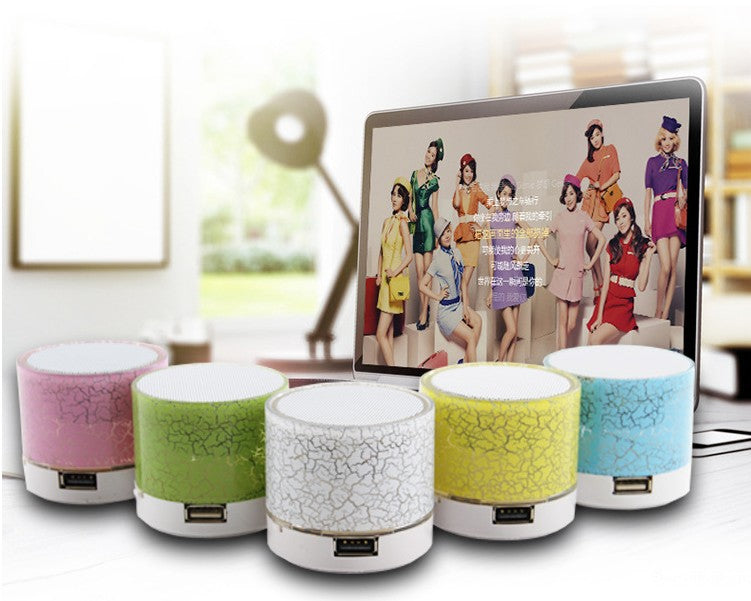 Mini portable card Bluetooth speaker with waterproof lantern design and stereo subwoofer speaker grille
