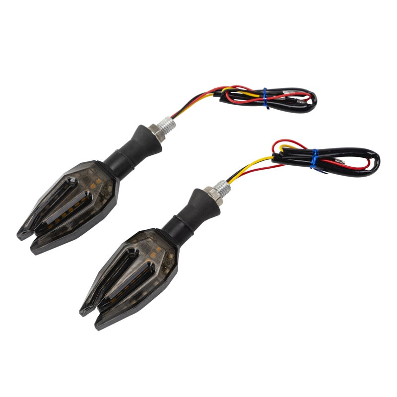 Retro motorcycle LED turn signal indicator light for modified bikes
