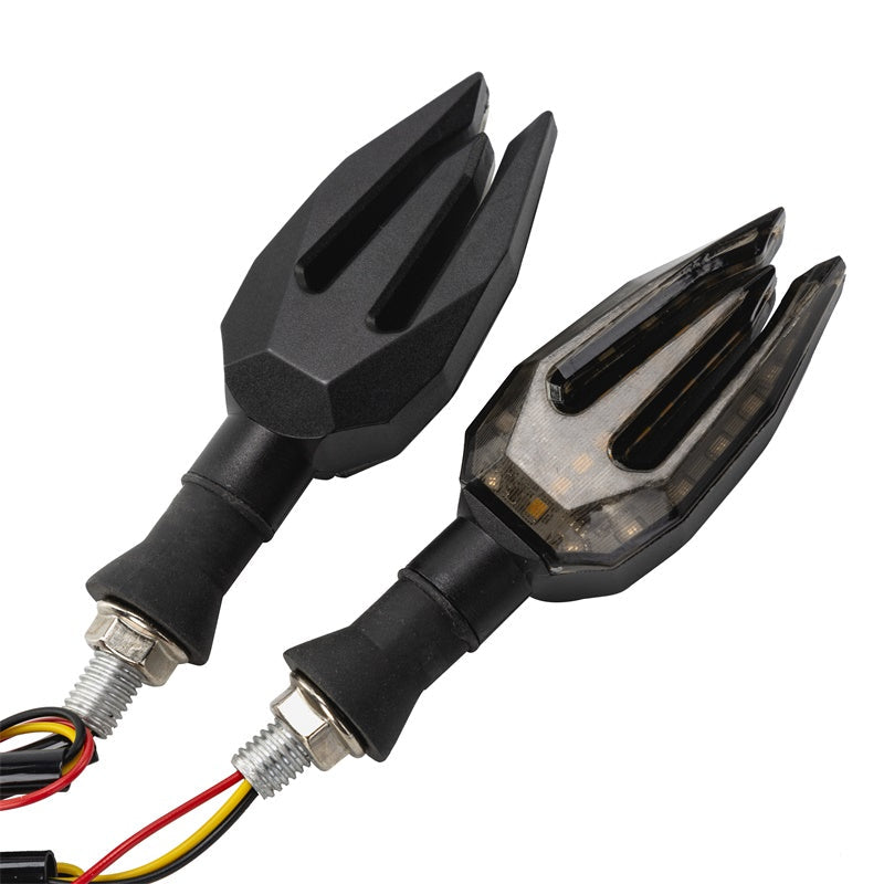 Retro LED motorcycle turn signal indicator light for modified bikes