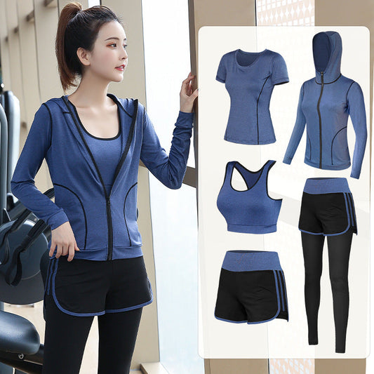 Loose quick-drying yoga clothing sports suit for fitness and gym workouts
