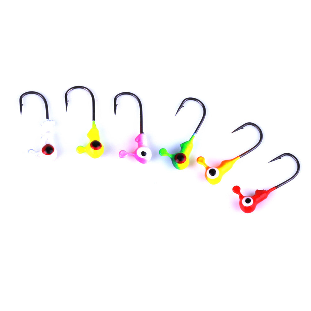 1g lead hook bait fishing hooks in a bag for outdoor fishing gear supplies