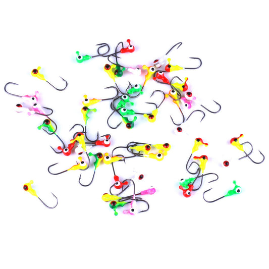 1g lead hook bait, 50 hooks in a bag, outdoor fishing gear supplies