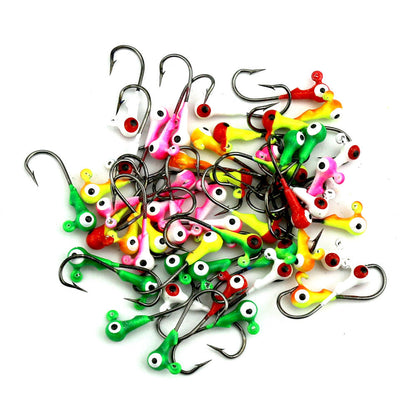 1g lead hook bait fishing hooks in a bag for outdoor fishing gear supplies