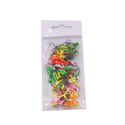 1g lead hook bait, 50 hooks bag for outdoor fishing gear supplies