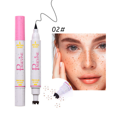 Women's double-headed fleck removal pen liquid eyeliner in black tube against a plain background