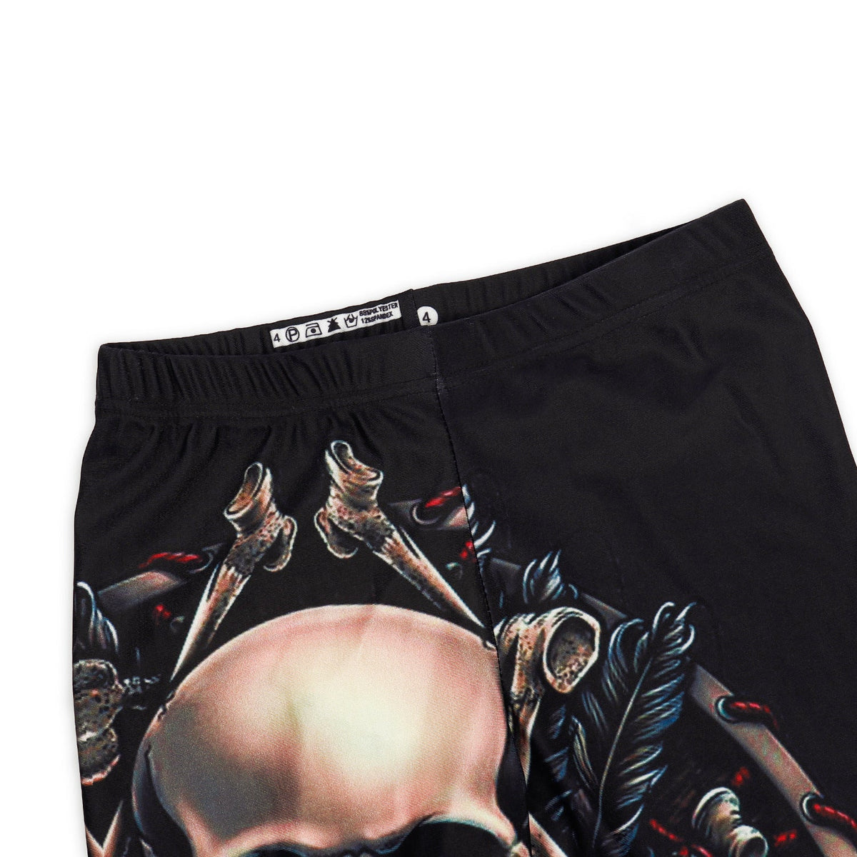 Cratis Gothic women’s legging in black with a bold gothic design by My Store