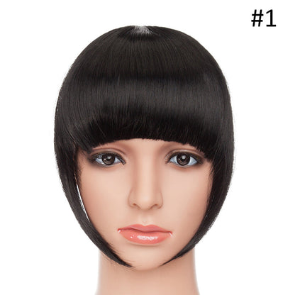 3D clip-in bangs hair extensions by My Store, shown from the front with natural-looking strands and clip attachments