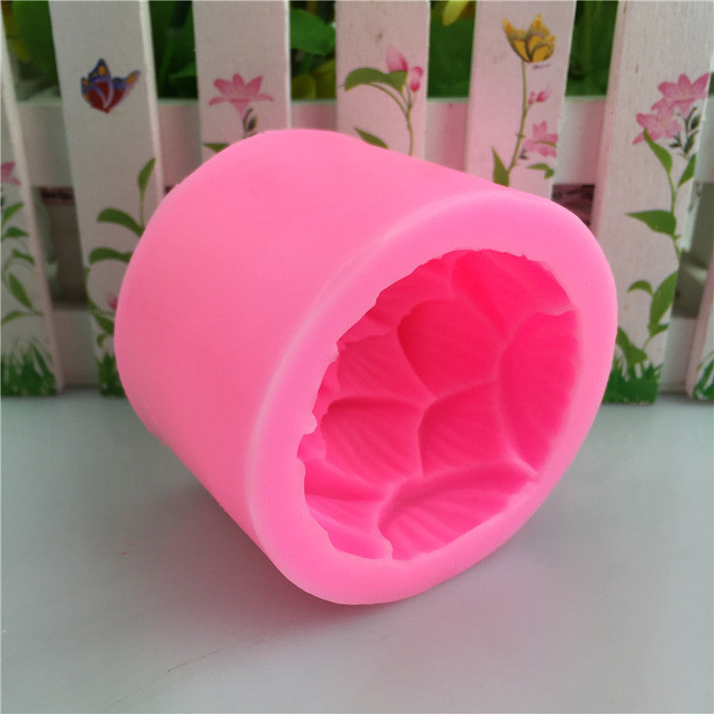 Silicone soap mold for manual soap making and plaster decoration, reusable mold design