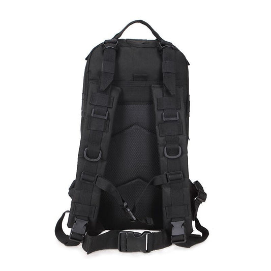 Outdoor sports camouflage backpack with adjustable shoulder straps and spacious compartments
