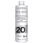 Clairol Professional Pure White Creme Developer 20 Volume for hair coloring, 8 oz bottle with white cap and clear label.