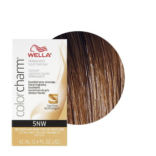 Wella Color Charm Haircolor #5Nw Light Natural Warm Brown