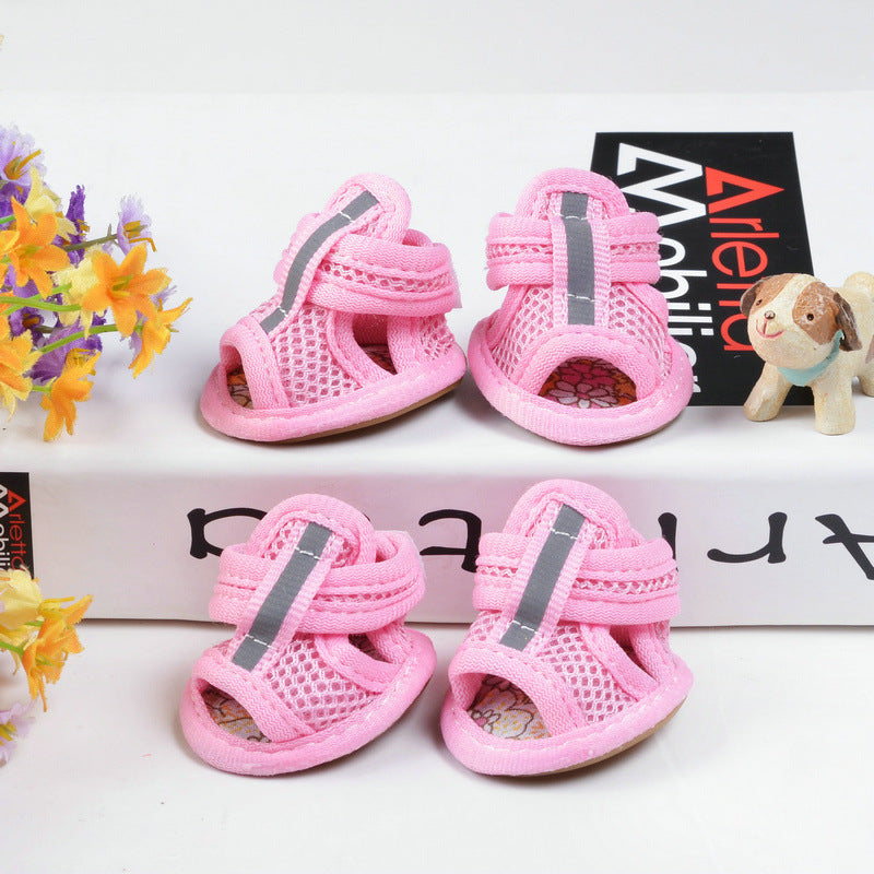 Small dog shoes by My Store, pair of protective pet footwear in a compact design