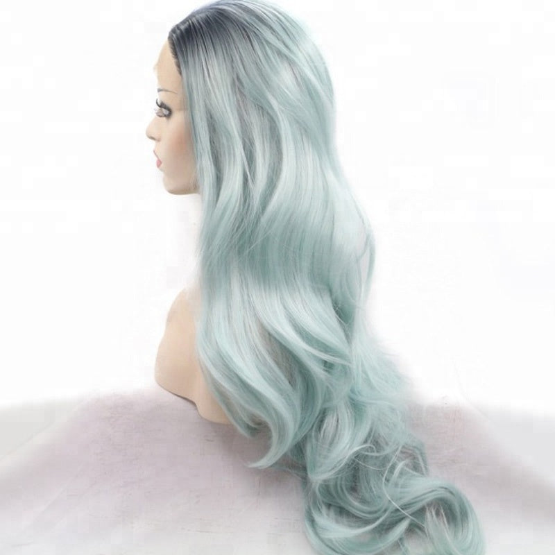 Realistic high-temperature silk hair cover in a natural style