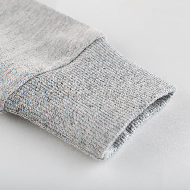 Boy's zipper sweater baby clothes in a soft knit design with front zip closure