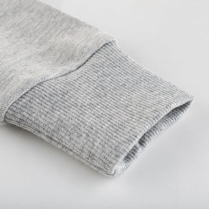 Boy's zipper sweater baby clothes in a soft knit design with front zip closure