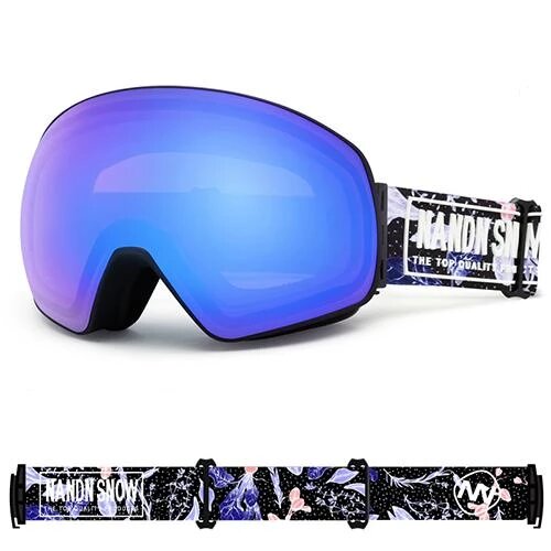 NANDN SNOW ATTITUDE NG8 ski goggles with sleek protective lens and adjustable strap