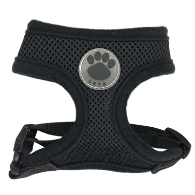 Breathable mesh dog harness with adjustable straps in a lightweight design