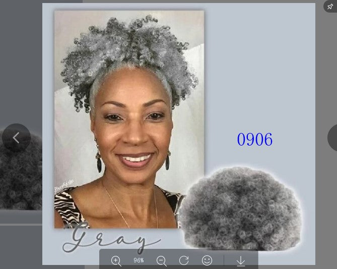 High puff ponytail hair extension displayed in a full, voluminous style