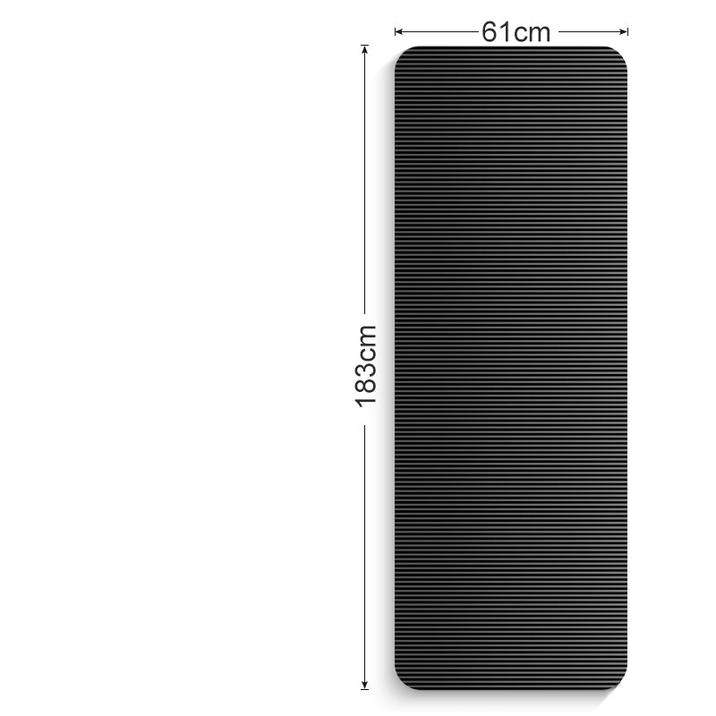Fitness yoga mat by My Store, textured non-slip surface for yoga and exercise