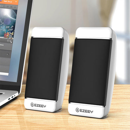 New laptop speakers by My Store, compact black speakers for enhanced computer audio