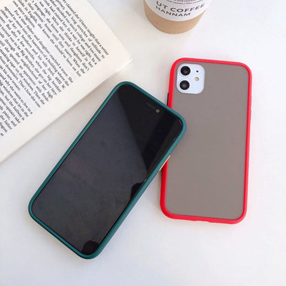 Frosted silicone phone case in a sleek, protective design