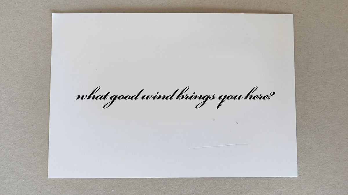 Customized message card, Type 7, by My Store with personalized text design