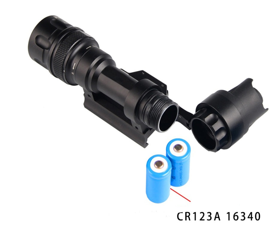 M952V outdoor LED tactical flashlight with strong light beam for nighttime illumination