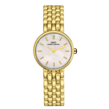 Women's mini dial quartz casual watch by My Store with a slim round face and minimalist hands
