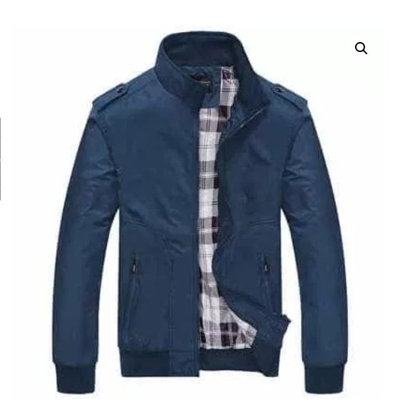 Casual autumn men's outerwear jacket in a versatile everyday style