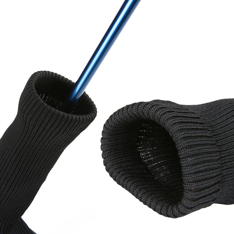 Black club cover with protective design and secure fit