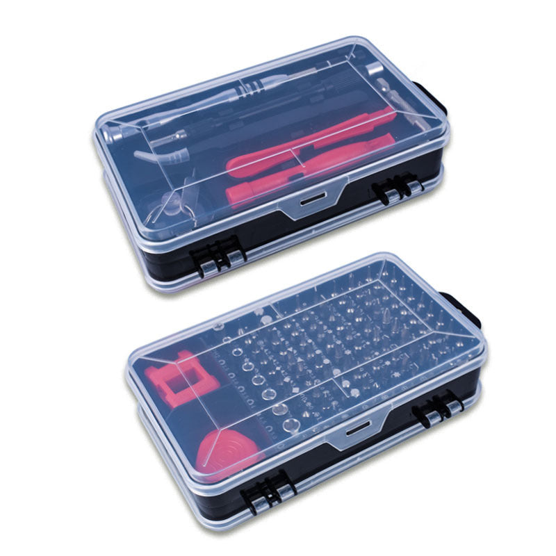 112-in-1 screwdriver set with assorted precision screwdriver bits and tools in a storage case