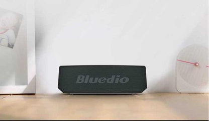 Bs-6 cloud smart speaker in compact black design by My Store