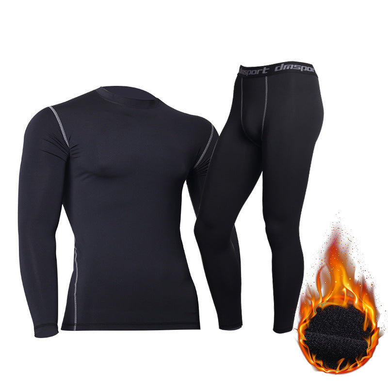 Men's winter thermal underwear in a warm, snug design.