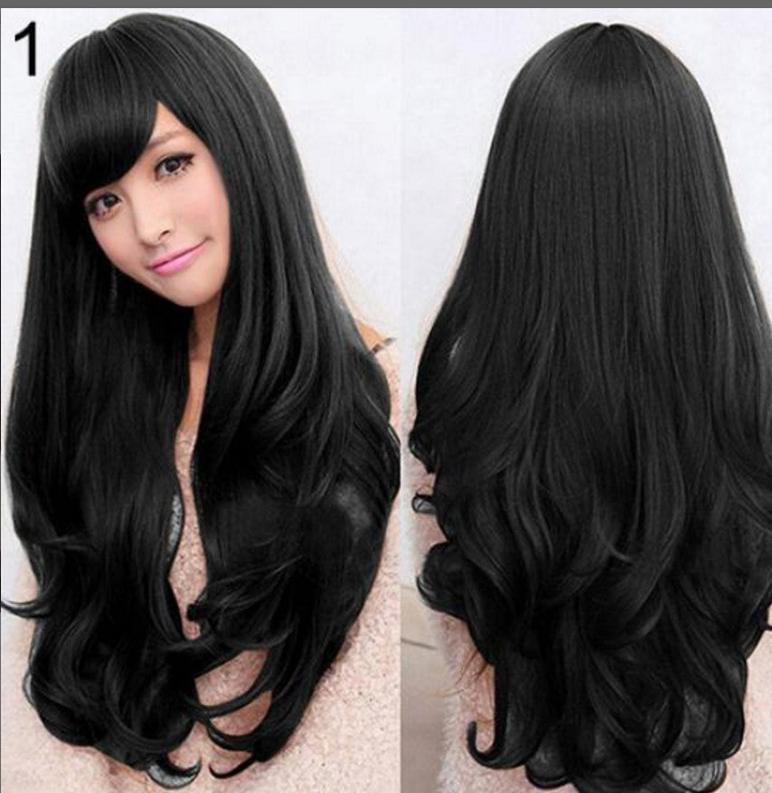 Cosplay real wig shown in a natural style by My Store