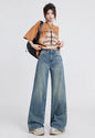 Chic High Waist Wide Leg Jeans
