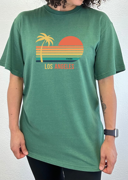 Spun Bamboo men's graphic T-shirt made of bamboo viscose and organic cotton, featuring a printed design on the front.