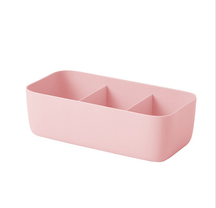 Plastic socks storage box and bra underwear organizer with compartment dividers for closet or desktop drawer