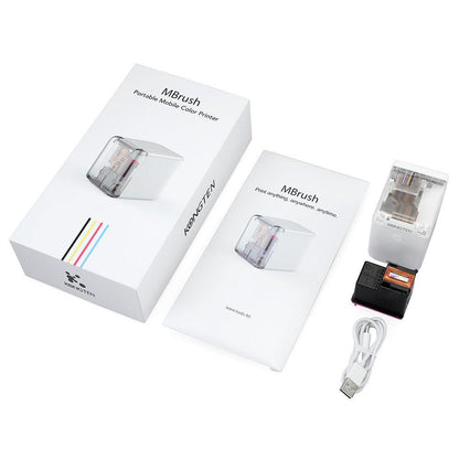 Color portable printer by My Store, compact wireless device for on-the-go printing