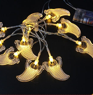Halloween pumpkin LED string lights lantern decoration with glowing pumpkin lights