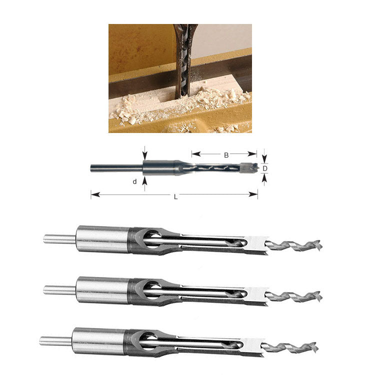 Square hole drill bit by My Store, metal bit with square-cutting design