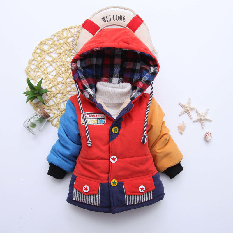 Children's winter coat by My Store, warm hooded design in a durable fabric