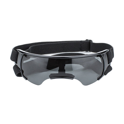 Dog sun-proof UV-proof goggles for eye protection, adjustable design with tinted lenses