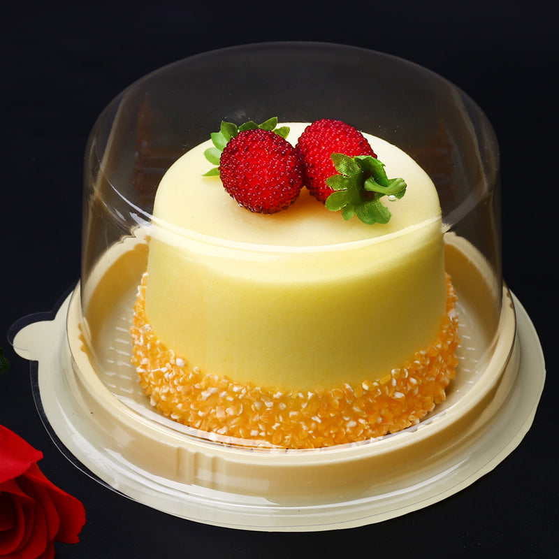 Transparent round blister cake packaging box from My Store