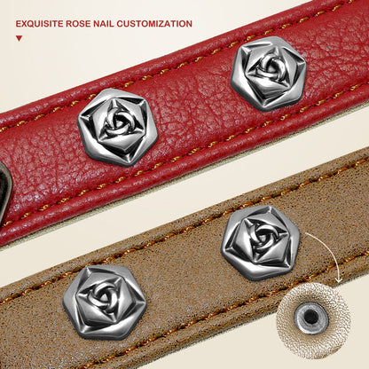 Pet leather collar, type 7, by My Store