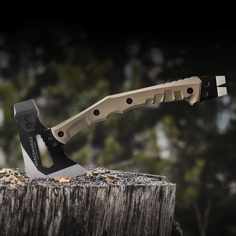 Mercenary Tactics military camping axe with rugged tactical design for outdoor use